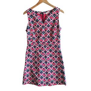 Gap Sheath Dress Marcy Dobby Geometric‎ Print Dress Career Casual A Line Size 6